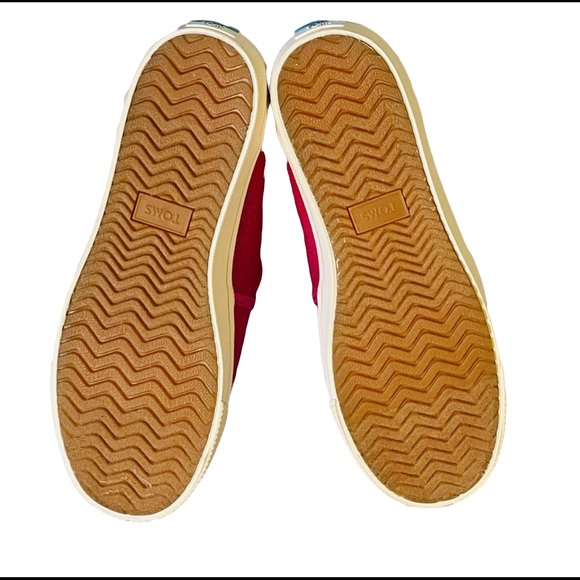 TOMS Heritage Canvas Clemente  Fuchsia / Hot Pink ~ Women's Size 6 - Picture 6 of 7
